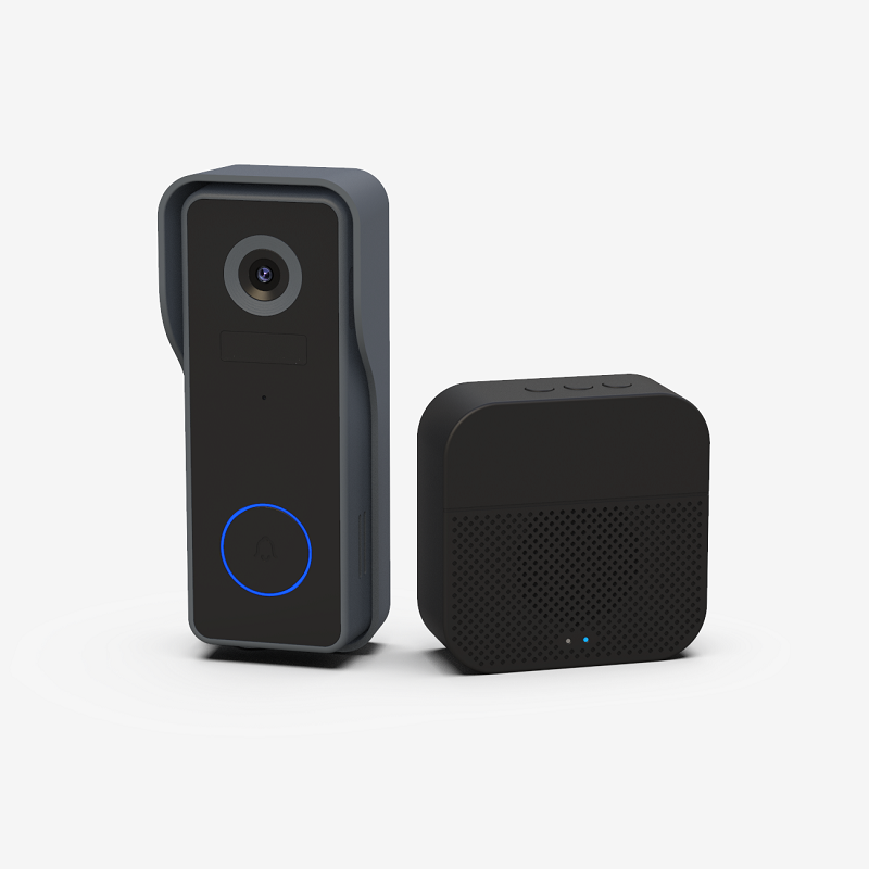 MINGRUI MR-J7 2K WiFi smart video doorbell with wireless chime